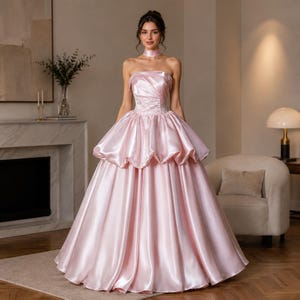 pink 16th birthday dress Pink off shoulder tulle long prom dress, sweet 16 dress