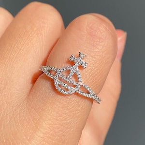 Vivienne Westwood Orb Solid Ring - Etsy