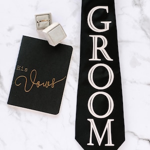 Bachelor Party Tie  Groom Gift