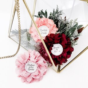 Bridal Shower Favors   Floral Pins