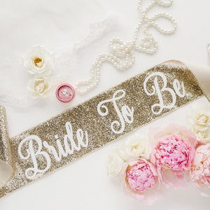 Glitter Bachelorette Sash Bachelorette Party Future Mrs. Sash Bride Sash Bachelorette Party Sash Rose Gold Glitter Sash image 6