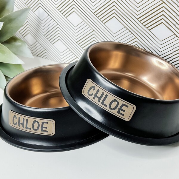 Personalize Dog Bowl Etsy