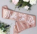 Glitter Bachelorette Sash - Bachelorette Party  - Future Mrs. Sash - Bride Sash - Bachelorette Party Sash - Rose Gold Glitter Sash 