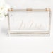 Bridal Purse - Bridesmaid Clutch - Mrs. Purse - Bride Purse for Wedding - Clear Purse