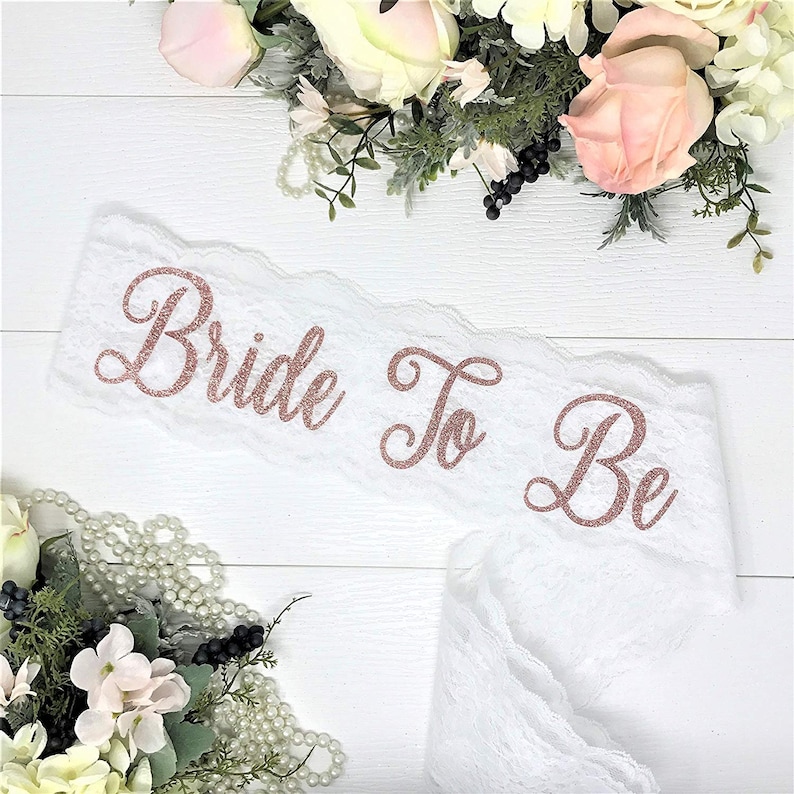 Lace Sash Bride To Be Sash Bachelorette Sash Bachelorette Party Bachelorette Party Sash Bridesmaid Sash Bride Gift image 8