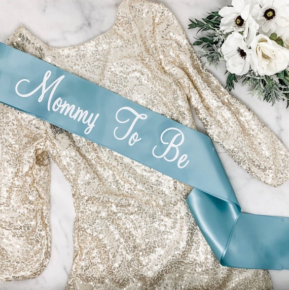 baby shower sash