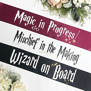 Baby Shower Sash  HP  Satin