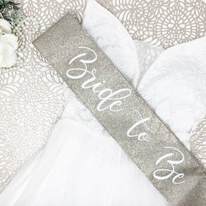 Glitter Bachelorette Sash Bachelorette Party Future Mrs. Sash Bride Sash Bachelorette Party Sash Rose Gold Glitter Sash image 3