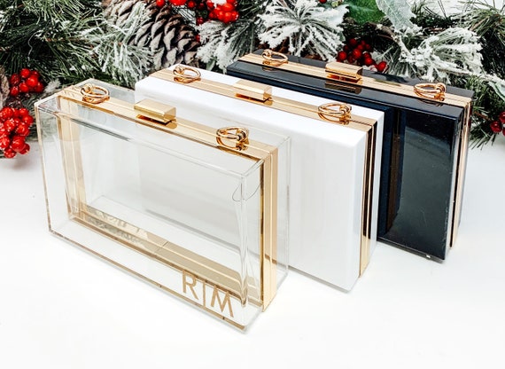 REMEMBER THIS Clear Box Clutch Purse - ShopperBoard