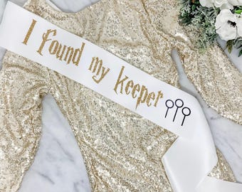 Faja de despedida de soltera HP: faja de satén hecha a mano para despedida de soltera