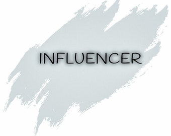 Influencer - DO NOT PURCHASE this listing