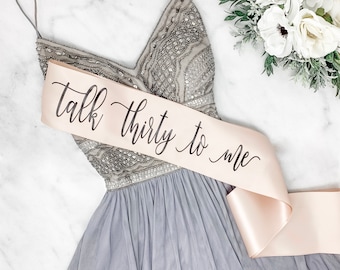 Satin Birthday Sash - Birthday Party Accessories - Birthday Party - Birthday Babe - 21st Birthday - 30th Birthday