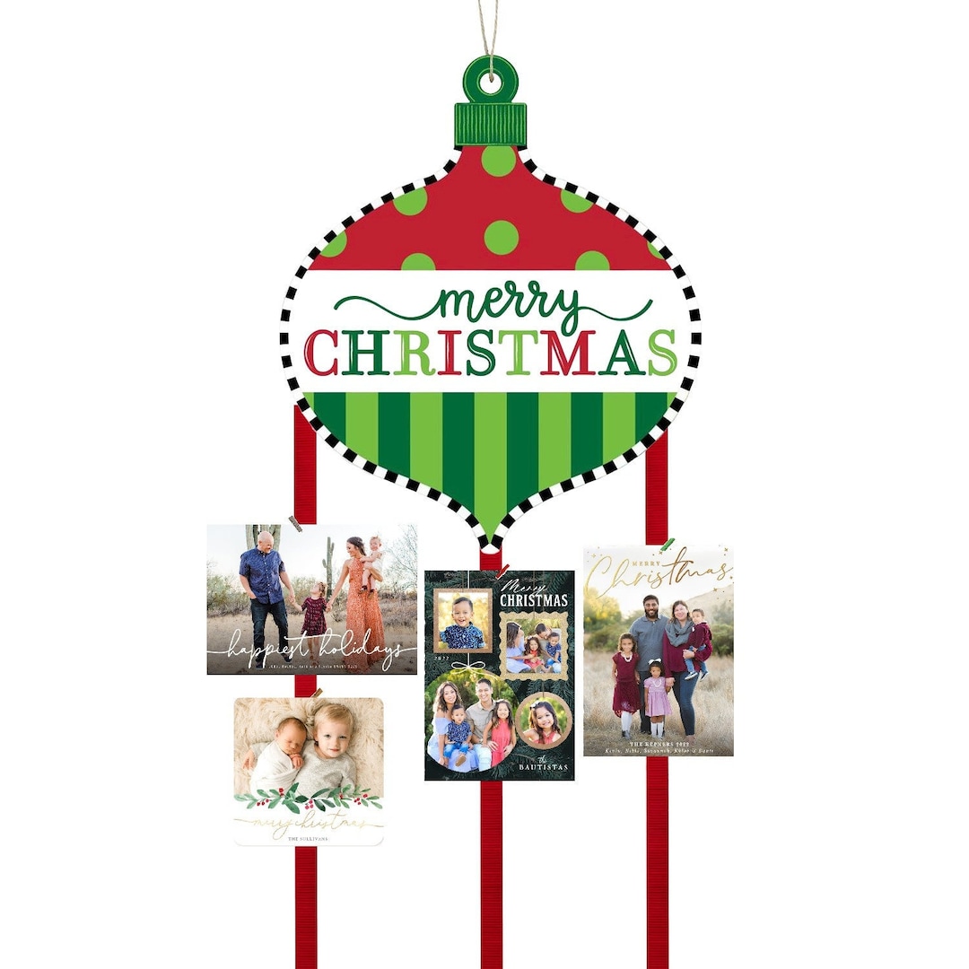 Holiday Card Display Christmas Card Holder Christmas Card Display MC