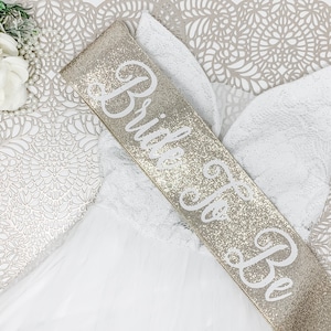 Glitter Bachelorette Sash Bachelorette Party Future Mrs. Sash Bride Sash Bachelorette Party Sash Rose Gold Glitter Sash image 8