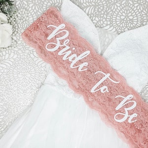 Lace Sash Bride To Be Sash Bachelorette Sash Bachelorette Party Bachelorette Party Sash Bridesmaid Sash Bride Gift image 5