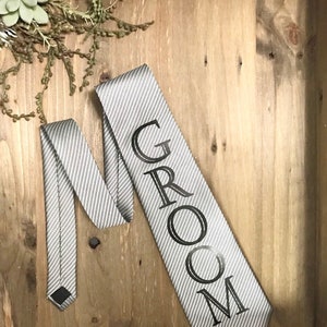 CLEARANCE Bachelor Party Tie Grooms Tie Future Groom Tie Bachelor Party Accessories image 1