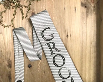 CLEARANCE Bachelor Party Tie - Grooms Tie - Future Groom Tie - Bachelor Party Accessories