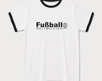 Germany Football T-Shirt | Retro German Soccer Fan Tee Weltmeister | Vintage Football Supporter Gift