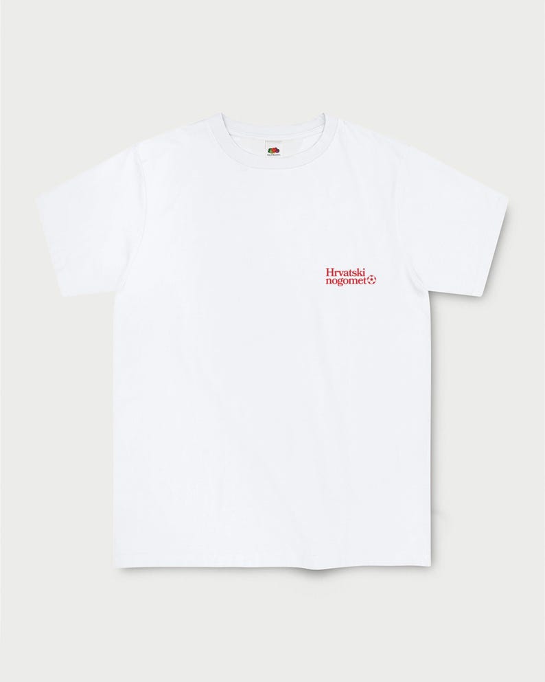 Croatia Football T-Shirt | Retro Croatian Soccer Fan Tee | Croatia Football Supporter Gift Hrvatska image 2