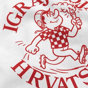 Croatia Football T-Shirt | Retro Croatian Soccer Fan Tee | Croatia Football Supporter Gift Hrvatska image 3