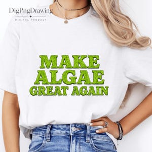Wissenschaft Humor PNG: Algen wieder großartig machen Meeresbiologie Design Umwelt Meme png Ozean Nerd Öko Bewusstsein (Digitaler Download)