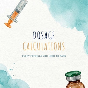 投薬量計算 看護学習ガイド | 薬剤計算 PDF | NCLEX対策 | 看護学生への贈り物