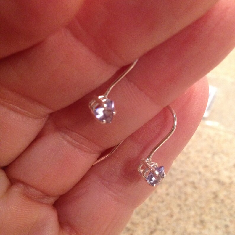 tanzanite earrings etsy