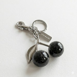 Silver Cherry Keychain NWT Coach Cherry Bag Charm/keychain (No Bag) Color: Silver/ Red Apple