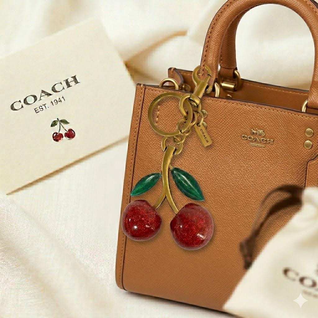 Coach Signature Cherry Bag Charm – Stylish Beautify Edition - Etsy