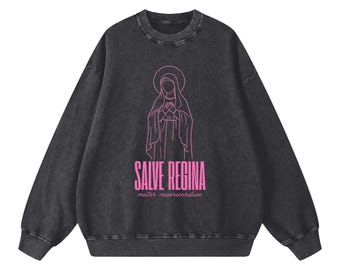 Felpa oversize Salve Regina Snow Washed