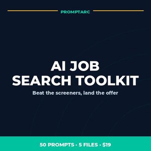 AI Job Search Toolkit: ChatGPT Prompts, Resume Templates & Tracker (PDF)