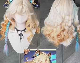 Semi Hard Styling Xilonen Genshin Impact Wig