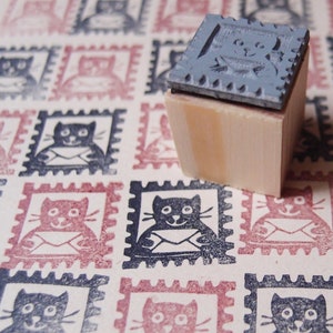 Stempel Briefmarke Katze