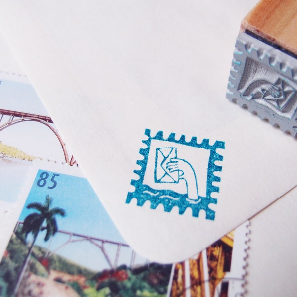 Stempel Briefmarke "Unterwasser"