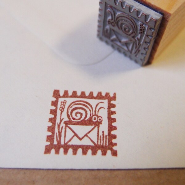 Stempel Briefmarke Schnecke