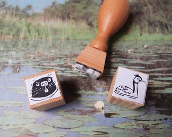 Beaver stamp set