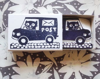 Timbre "Post" chat facteur