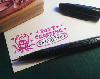 Postcrossing Stamp octopus postcrossing ID