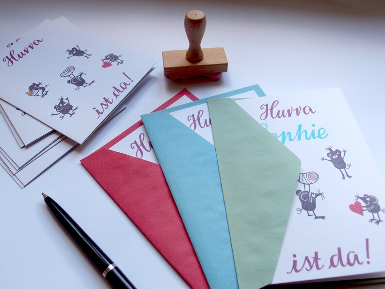 baby birth announcement cards /& stamps