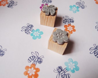 Stempel Set Biene & Blume Danke