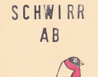 Postkarte "Ich schwirr ab"