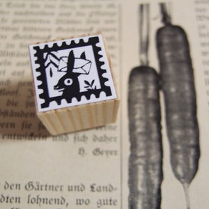 Postage Stamp Rabbit Stamp - Etsy