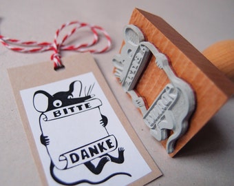 Stamp mouse please thank you