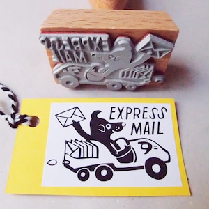 Perro de correo expreso de sello