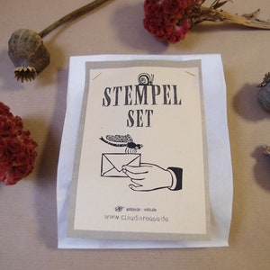 Set de tampons Main Libellule Escargot