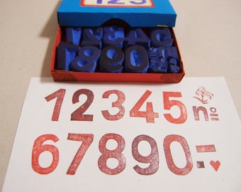 Number stamp set »Kasimir«