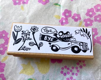 stamp snail mail, worm, big