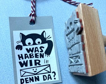 Stamp "mail for you" funny cat stamp envelope