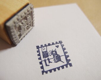 Stempel Briefmarke Hund