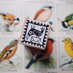 Stempel Briefmarke Papagei